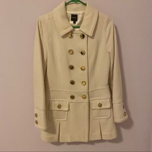 Express Creme Pea Coat